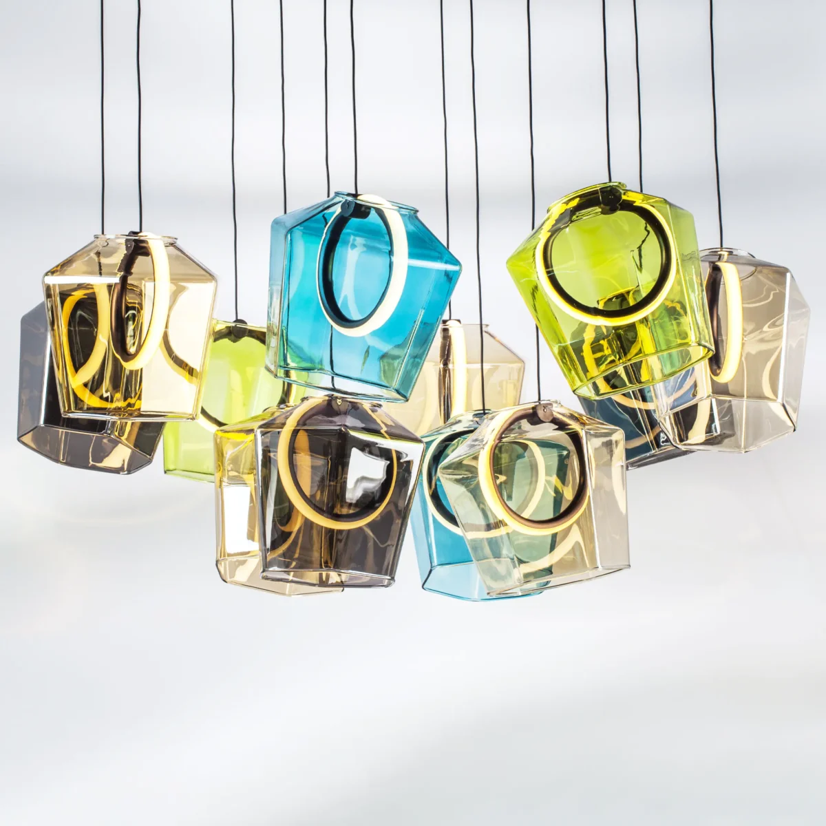 796329 Люстра CARAMELLO LED 12х6W 1400LM КОФЕЙНЫЙ/МУЛЬТИКОЛОР 3000K — изображение 9