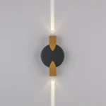 380623 Светильник DITO 2х1W LED 220LM G ЧЕРНЫЙ/ЗОЛОТО 4000K — изображение 2