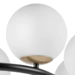 815360 Люстра CROCO 6х40W E14 ЧЕРНЫЙ МАТОВЫЙ/ЗОЛОТО — изображение 4