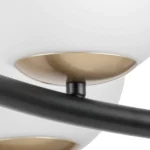 815360 Люстра CROCO 6х40W E14 ЧЕРНЫЙ МАТОВЫЙ/ЗОЛОТО — изображение 5