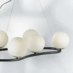 815360 Люстра CROCO 6х40W E14 ЧЕРНЫЙ МАТОВЫЙ/ЗОЛОТО — изображение 7