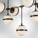 813197 Люстра GLOBO 9х40W E14 umber/white — изображение 11