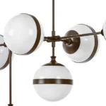 813197 Люстра GLOBO 9х40W E14 umber/white — изображение 3