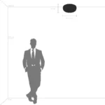 809316 Люстра CELESTA LED 28W 1400LM АЛЮМИНИЙ/БЕЛЫЙ 3000K — изображение 3