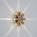 380683 Светильник DITO 8х1W LED 880LM G ЧЕРНЫЙ/ЗОЛОТО 4000K — изображение 4