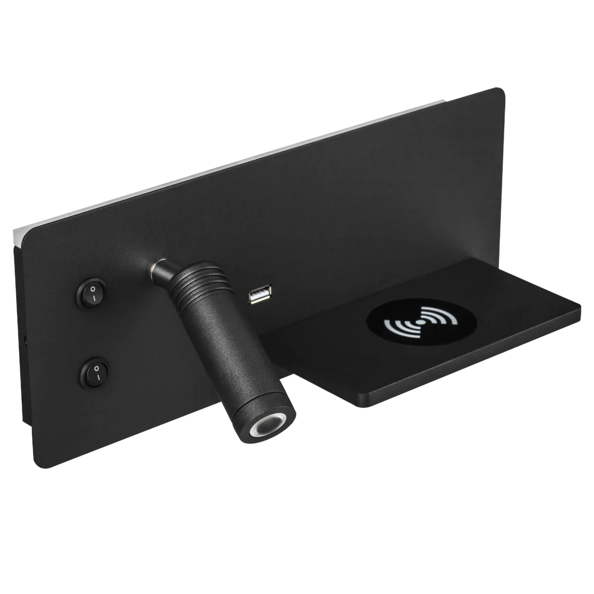 808557 Бра MURO 4,5W+3W LED 360LM+240LM ЧЕРНЫЙ 3000K — изображение 1