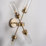 690643 Св-к настенно-потолочн CROTONE 4х40W E14 ШАМПАНЬ/ПРОЗРАЧНЫЙ — изображение 6