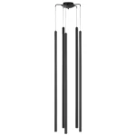 L5T747437 Люстра TUBO LED 25W 1500LM 25G ЧЕРНЫЙ 3000K (574727+747437 (5шт)