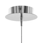 806010 Подвес ESCICA 1х40W E14 БЕЛЫЙ/КОНЬЯК/ХРОМ — изображение 5