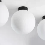 812027 Люстра GLOBO 1х40W E14 matt black/white — изображение 4