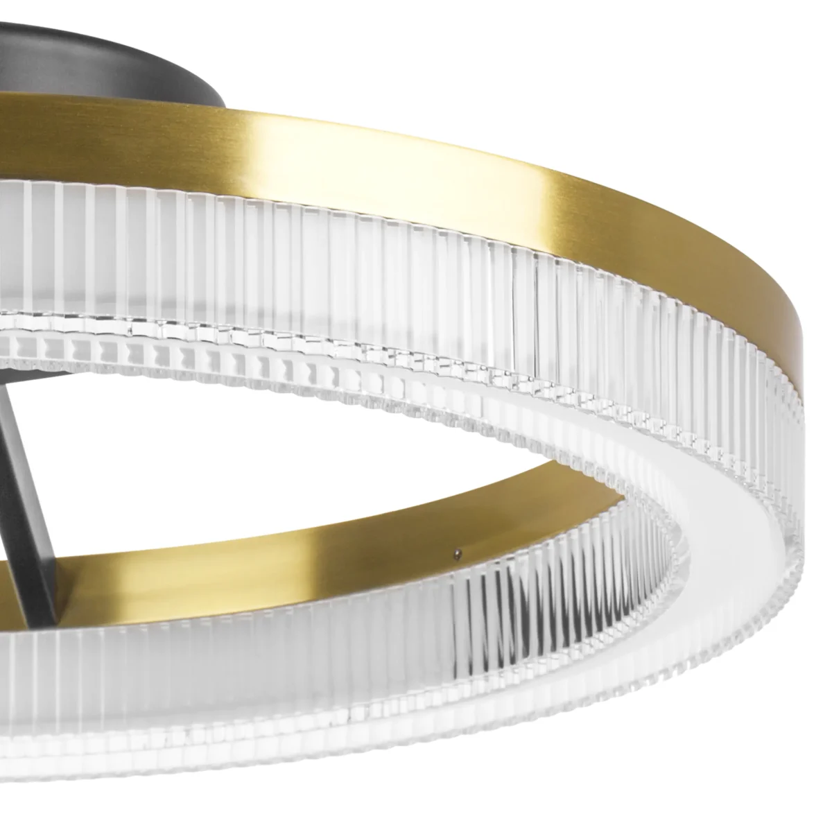 736040 Люстра ROTONDA 21W LED 1053LM 180G ЧЕРНЫЙ/ЛАТУНЬ 3000K — изображение 3