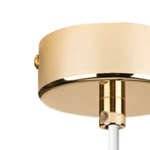 816016 Люстра DUMO 1х40W E14 БЕЛЫЙ МАТОВЫЙ/ЗОЛОТО — изображение 3