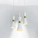 816016 Люстра DUMO 1х40W E14 БЕЛЫЙ МАТОВЫЙ/ЗОЛОТО — изображение 7