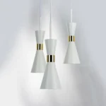 816016 Люстра DUMO 1х40W E14 БЕЛЫЙ МАТОВЫЙ/ЗОЛОТО — изображение 8