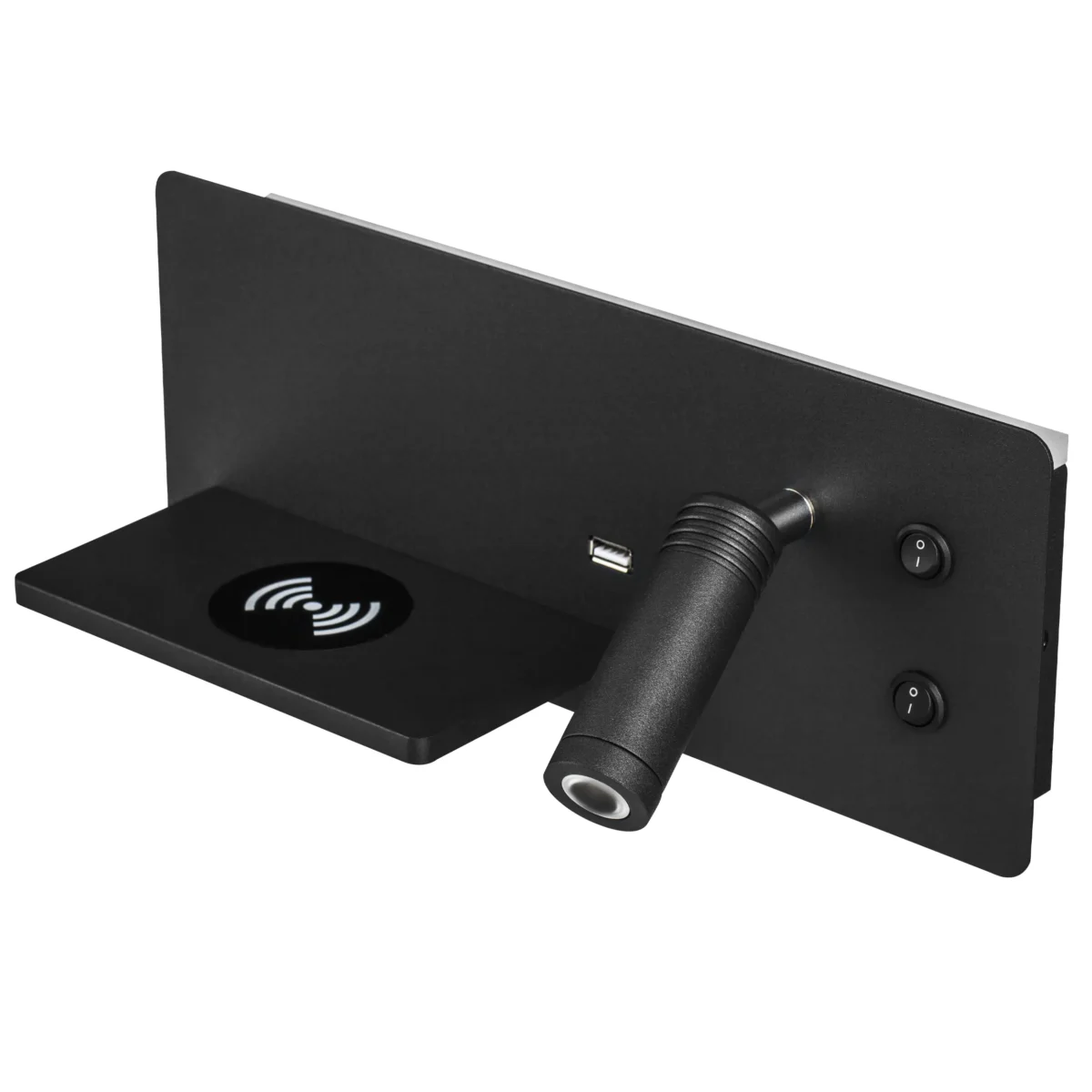 808547 Бра MURO 4,5W+3W LED 360LM+240LM ЧЕРНЫЙ 3000K — изображение 1