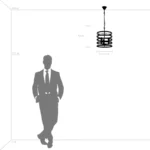 735030 Люстра EPSILON 3х40W E14 ЧЕРНЫЙ/ЗОЛОТО — изображение 9