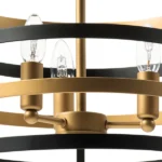 735030 Люстра EPSILON 3х40W E14 ЧЕРНЫЙ/ЗОЛОТО — изображение 7