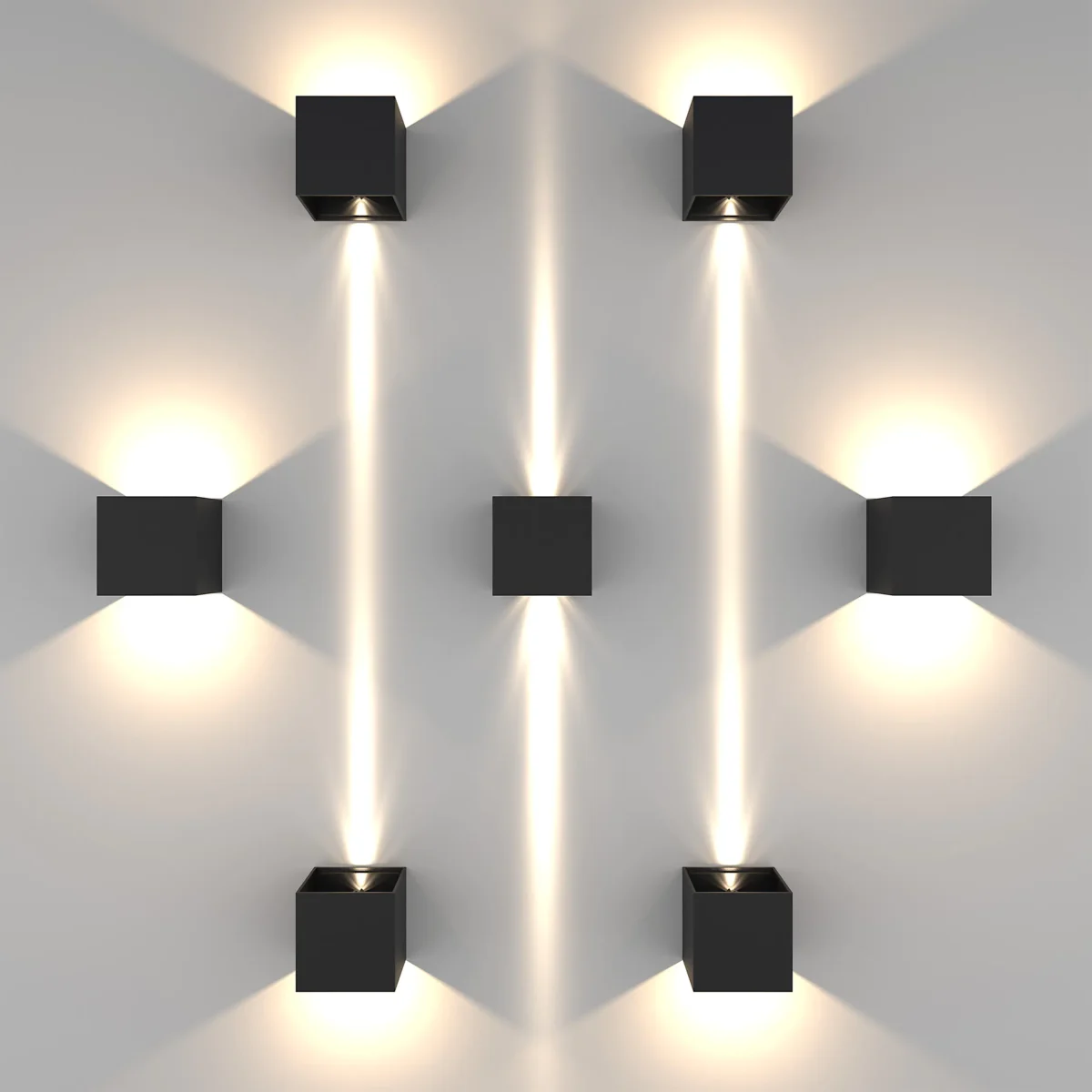 340537 Светильник DALLA 2х10W LED 2200LM G ЧЕРНЫЙ 4000K IP65 — изображение 4