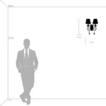 693624 Бра RICERCO 2х40W E14 ХРОМ — изображение 2