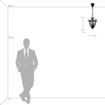 790031 Люстра SCHON 3x60W E14 Bronze — изображение 8