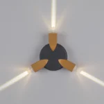 380633 Светильник DITO 3х1W LED 330LM G ЧЕРНЫЙ/ЗОЛОТО 4000K — изображение 2