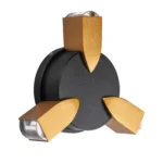 380633 Светильник DITO 3х1W LED 330LM G ЧЕРНЫЙ/ЗОЛОТО 4000K