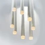 807086 Подвес PUNTO 8х25W G9 ХРОМ/БЕЛЫЙ — изображение 2