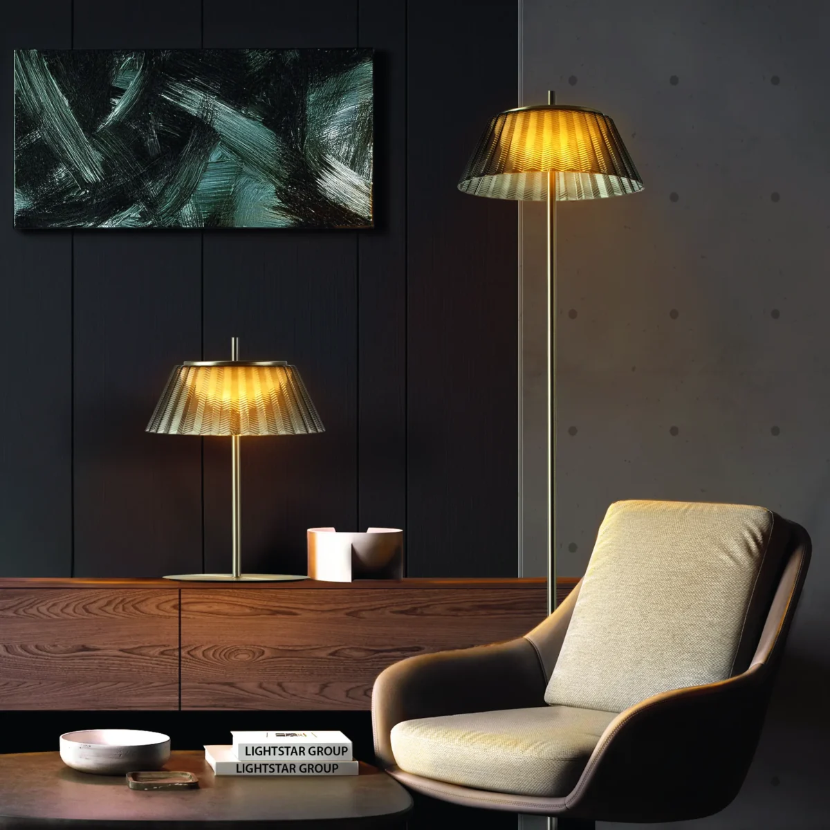 794718 Торшер NAPOLI LED 12W 700LM КОФЕЙНЫЙ/ПЕПЕЛЬНЫЙ 3000K — изображение 9