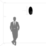 737237 Бра EMISFERO 12W LED 655LM 180G ЧЕРНЫЙ 3000K — изображение 2