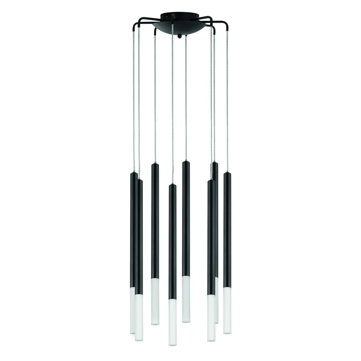 L8T747137 Люстра TUBO LED 40W 2000LM 360G ЧЕРНЫЙ 3000K (574737+747137 (8шт) — изображение 1