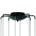 L8T747137 Люстра TUBO LED 40W 2000LM 360G ЧЕРНЫЙ 3000K (574737+747137 (8шт) — изображение 2