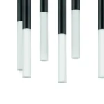 L8T747137 Люстра TUBO LED 40W 2000LM 360G ЧЕРНЫЙ 3000K (574737+747137 (8шт) — изображение 5