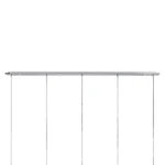 L5PL721134 Подвес пятерной линейный EXTRA 5x3x5W(led) G9  (721134 - 5 + 572164 -1) ХРОМ — изображение 3