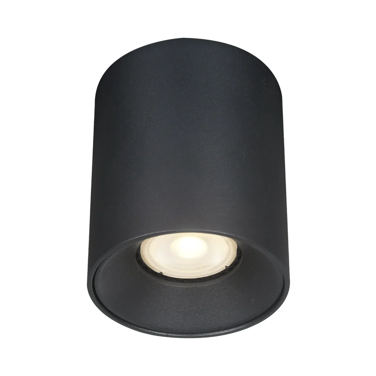 ST167.402.01 Светильник потолочный Черный GU10 1*50W IP20 D80xH95 220V Без ламп Накладные светильники — изображение 1