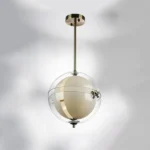 816033 Люстра MODENA 4х40W G9 ЛАТУНЬ/ПРОЗРАЧНЫЙ — изображение 4