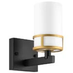 731617 Бра CERO 1х40W E14 ЧЕРНЫЙ/ЗОЛОТО/БЕЛЫЙ