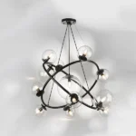 815410 Люстра CROCO 12х40W E14 ЧЕРНЫЙ МАТОВЫЙ — изображение 2