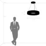 701161 Люстра FARAONE 66W LED 4692LM БРОНЗА 3000K — изображение 2