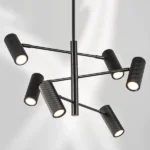 718267 Люстра ROMA 6х28W GU10 (led) MATT BLACK — изображение 4
