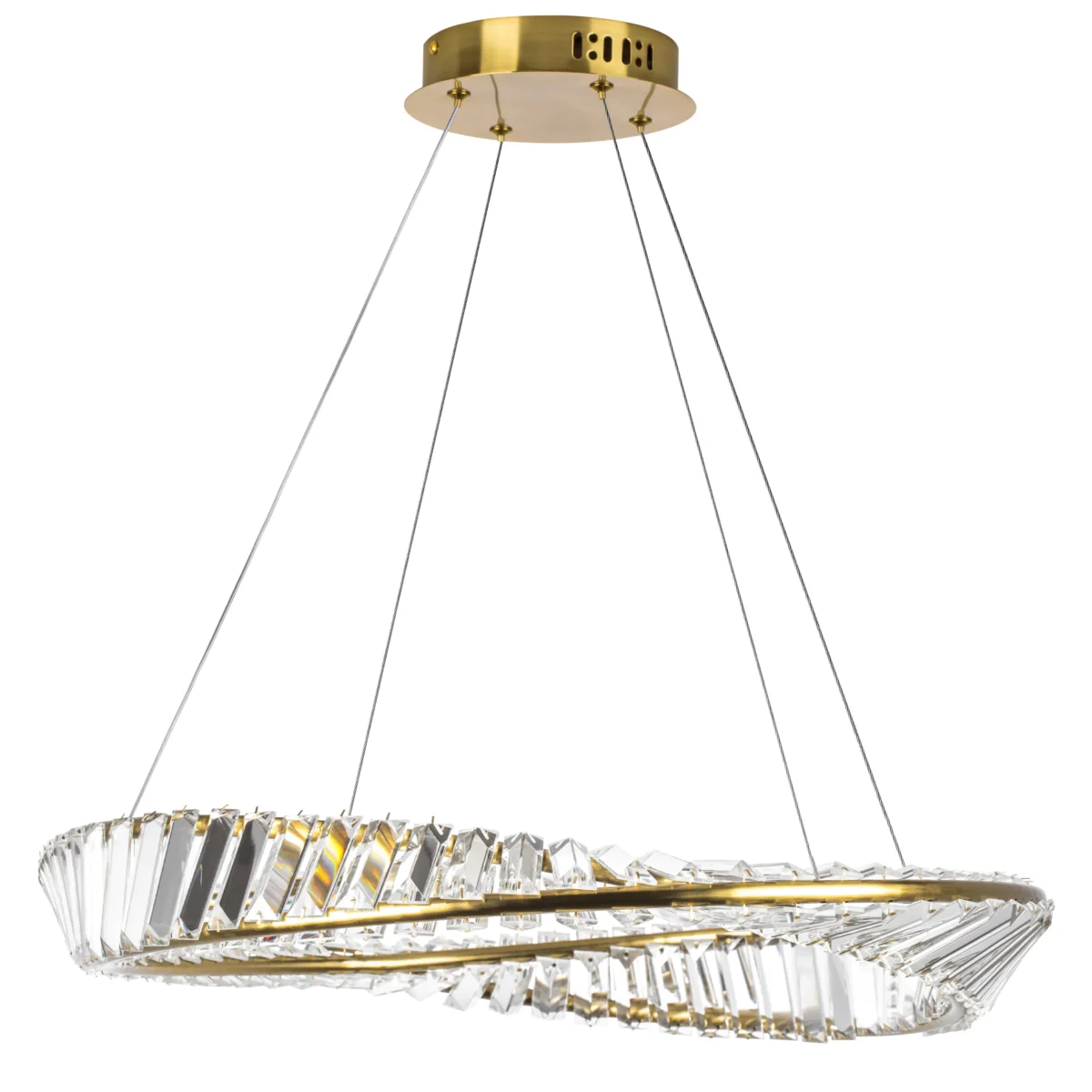 b13cae02b92311ef80c0c81f66f678af_e0d19e4379bb11f080c0c81f66f678af 699063 Люстра VIDARE 28W LED 2380LM ЗОЛОТО 3000K IP20 — изображение 1