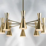 816081 Люстра DUMO 8х40W E14 ЛАТУНЬ/ЗОЛОТО — изображение 8