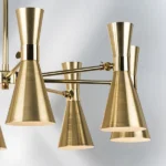 816081 Люстра DUMO 8х40W E14 ЛАТУНЬ/ЗОЛОТО — изображение 9