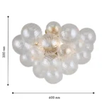 4202-5C, потолочный светильник, D600xH350, 5xE14x40W, excluded — изображение 2