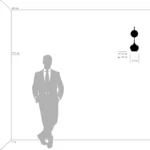 803543 Бра PENTOLA 1х25W G9 ХРОМ/ЯНТАРЬ — изображение 6