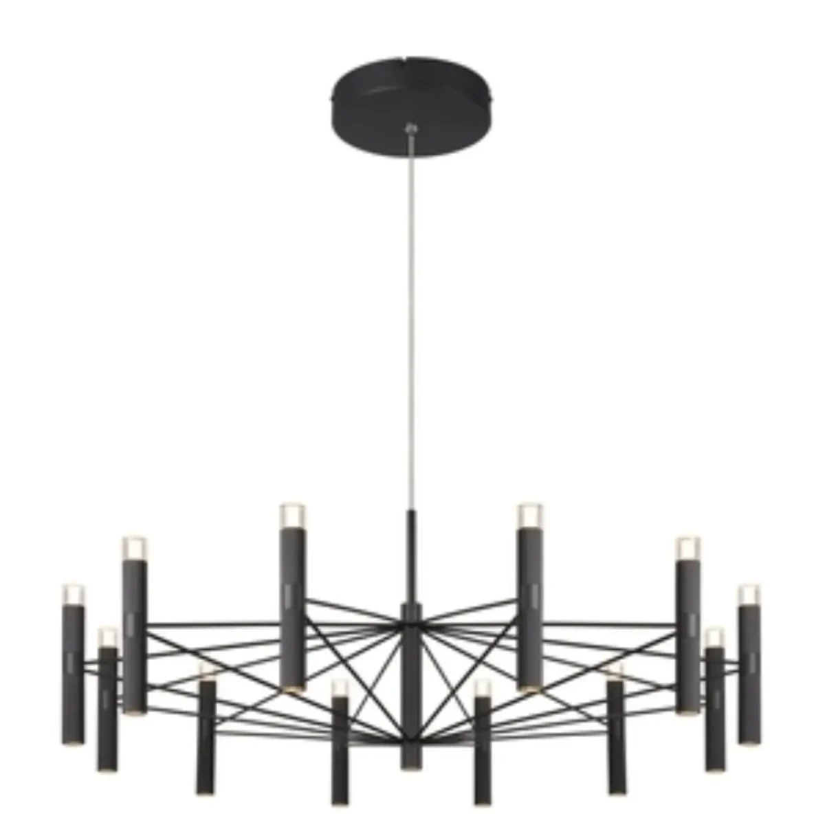 4758-12P, подвесная люстра, D1000xH450/2935, 12xLEDx7W, 4600LM, 3000K, included — изображение 1