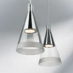 757019 Люстра CONE 1х40W GU10 ХРОМ/ПРОЗРАЧНО-МАТОВЫЙ — изображение 5