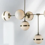 813191 Люстра GLOBO 9х40W E14 electroplating bronze/white — изображение 3