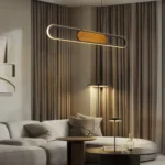 723727 Торшер LODI LED 9W 720LM ЧЕРНЫЙ/ДЕРЕВО 3000K — изображение 2