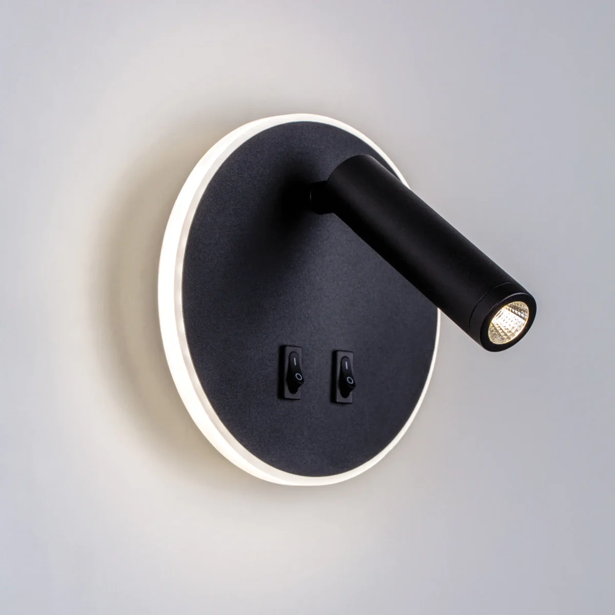 808657 Светильник настенный MURO LED 9W+3W 530LM+140LM G ЧЕРНЫЙ 3000K — изображение 4