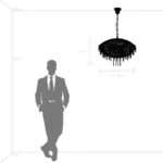 700120 Люстра подвесная CLASSIC 12х60W E14 — изображение 2